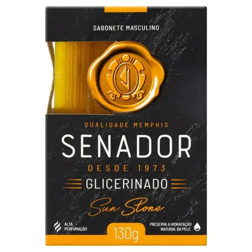Sabonete Senador Glicerinado 130g SUN Stone