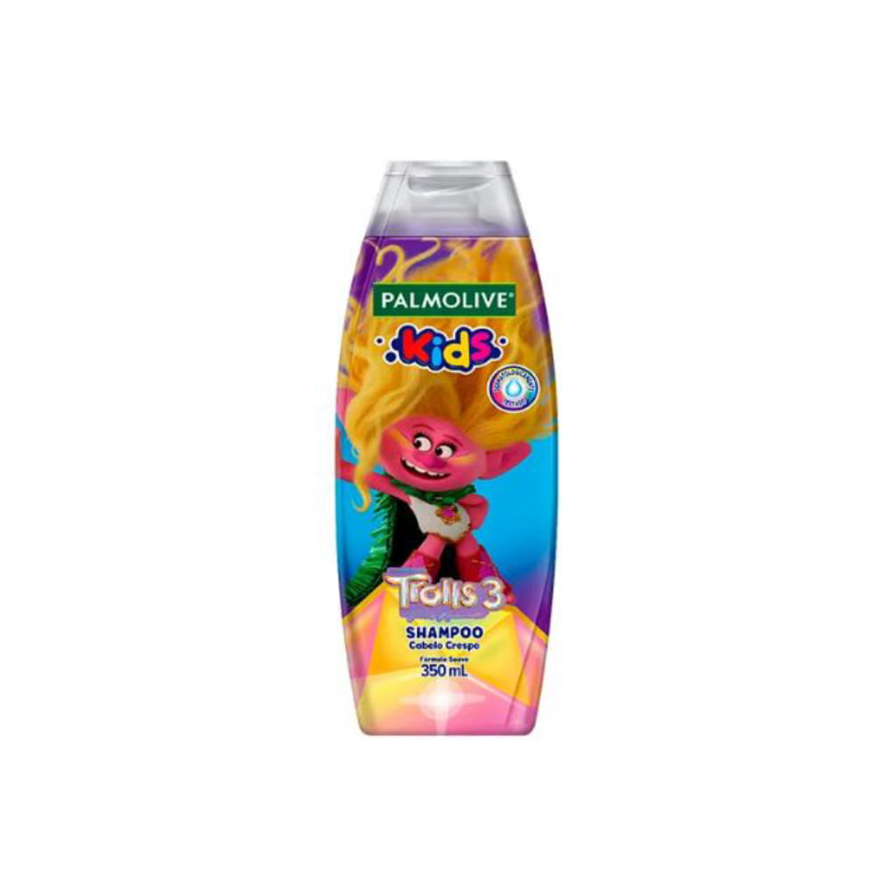 Shampoo Infantil Palmolive Naturals 350ml Trolls Crespo