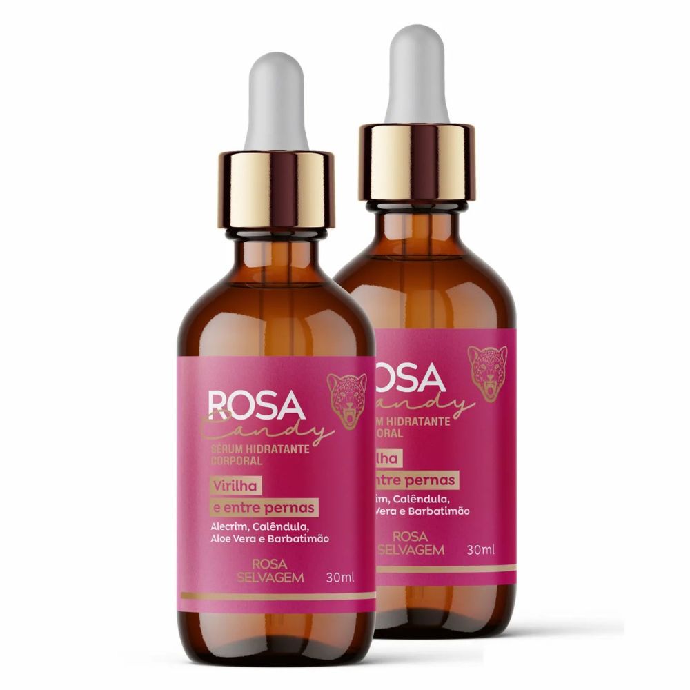 Kit 2 Un Sérum Lifting Complexo Vitaminado Rosa Selvagem 30ml