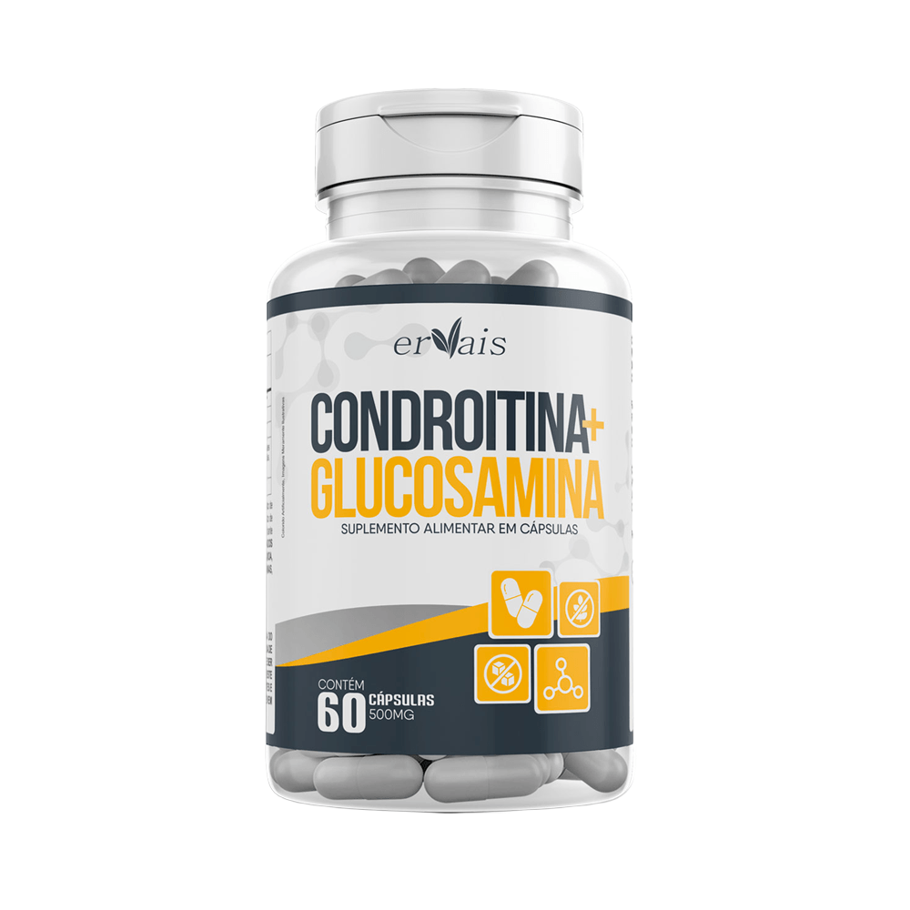 Condroitina + Glucosamina cápsulas concentrado Saúde Articular 60 cápsulas