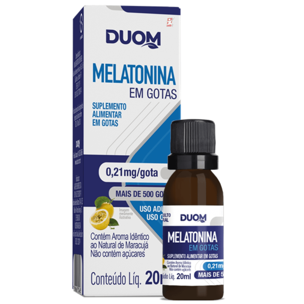 MELATONINA EM GOTAS DUOM 20ML MARACUJÁ