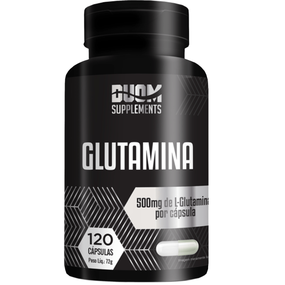 Glutamina L-glutamina Duom 120 Cápsulas