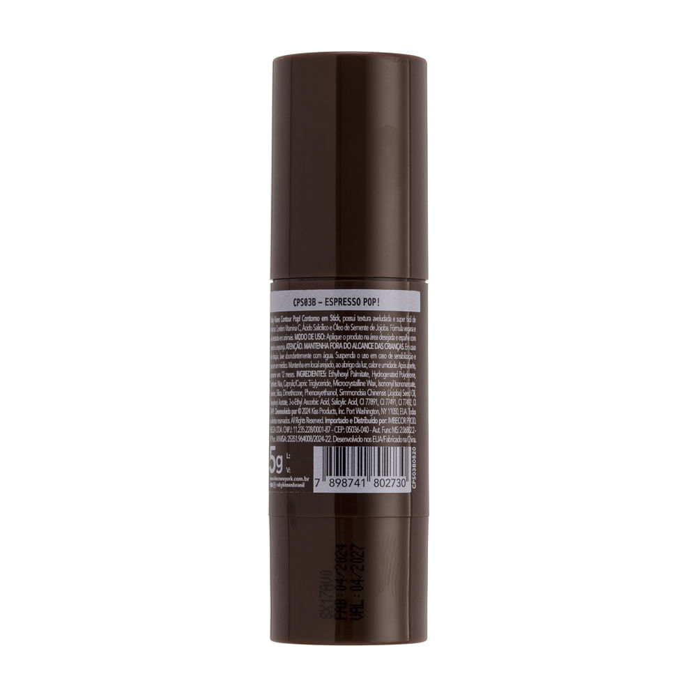 Contorno em Stick Contour Pop! Ruby Kisses Marrom escuro