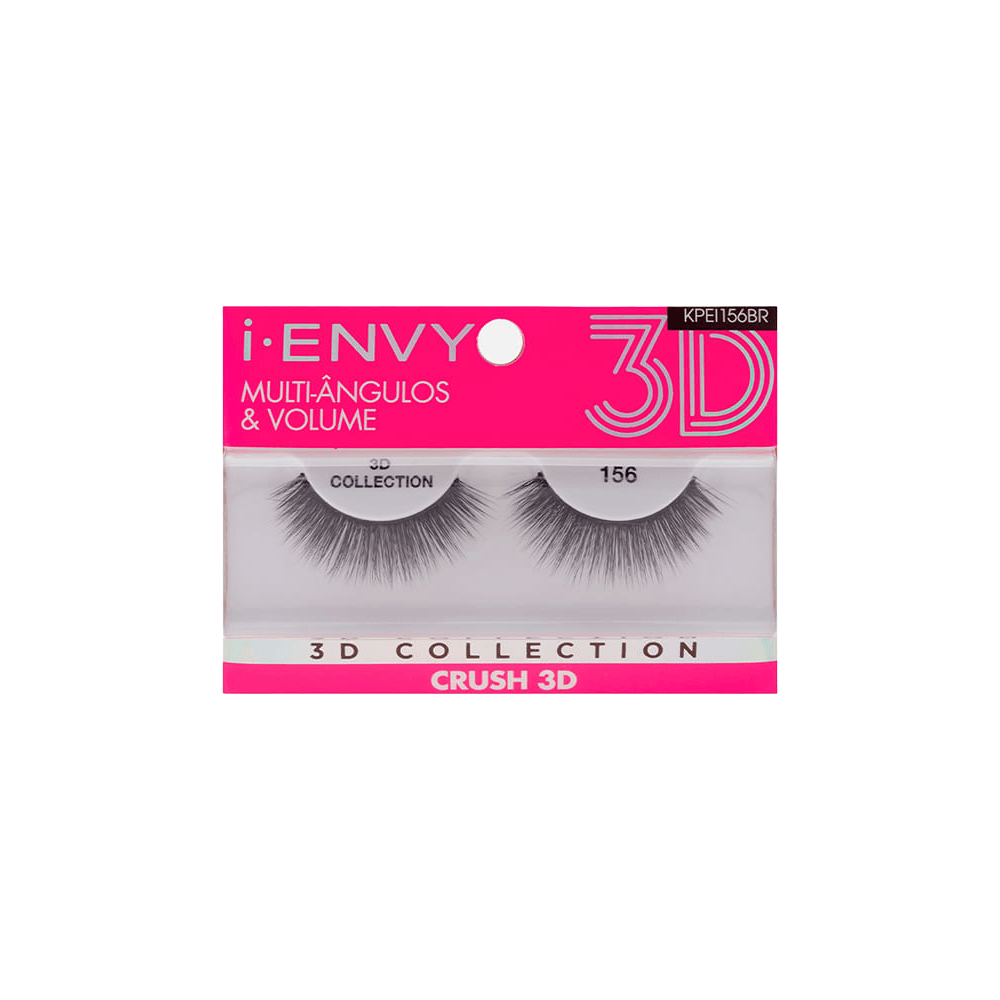 Cílios Postiços 3D Collection i-Envy Crush 156 Kiss New York