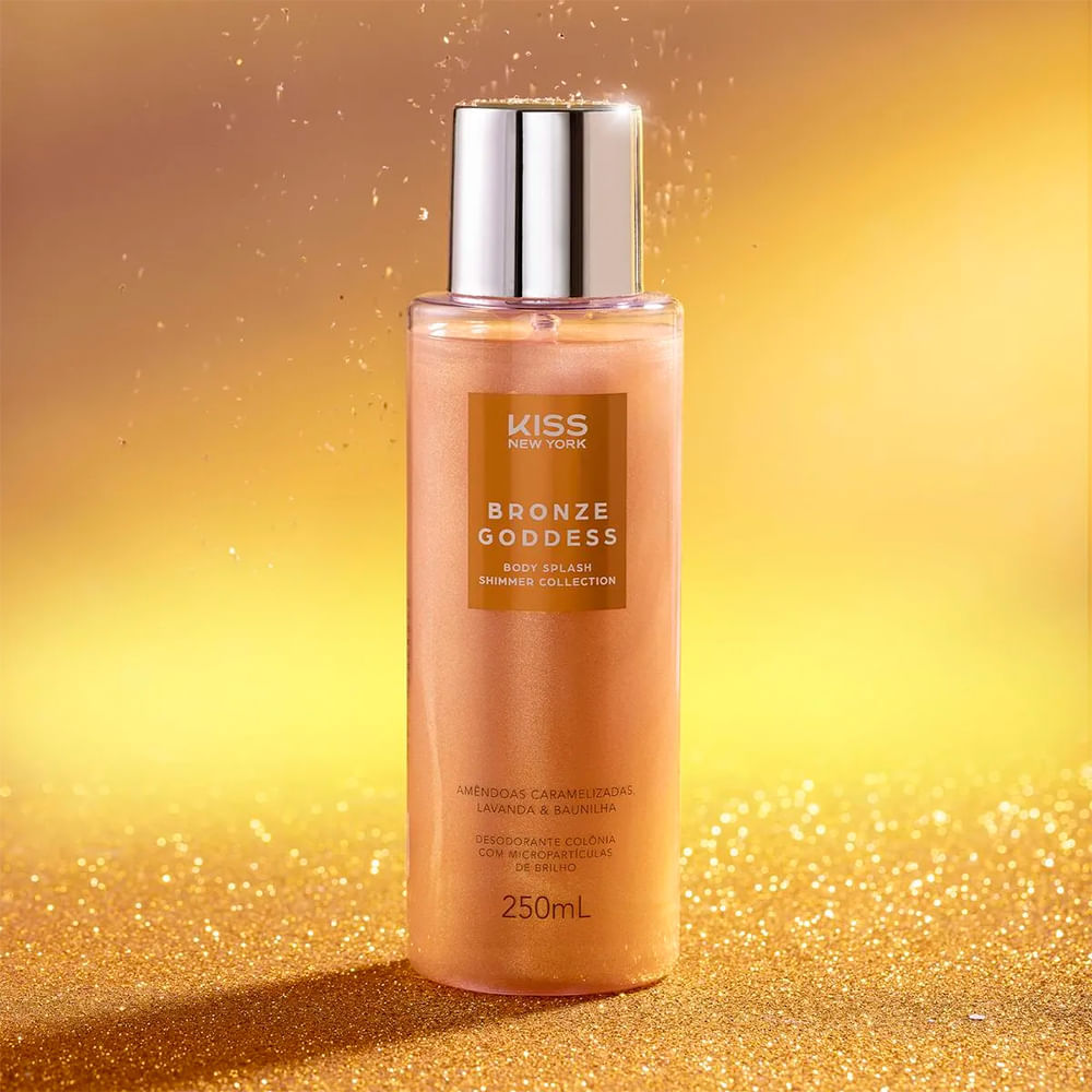 Body Splash Kiss New York Bronze Goddess 250ml