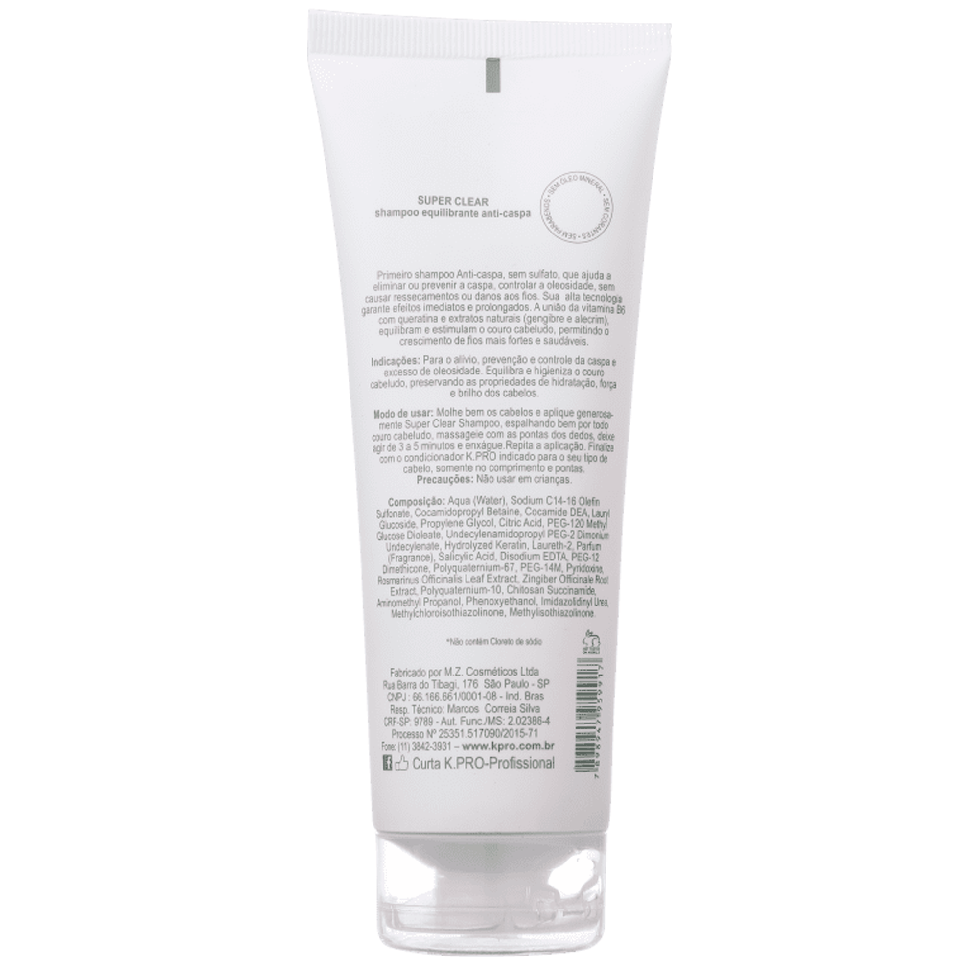 KPro Super Clear Equilibrante  Shampoo Anticaspa 240ml