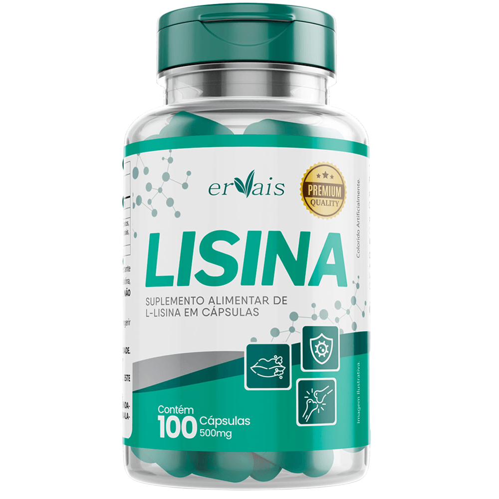 Lisina Concentrada Pura 100 cápsulas