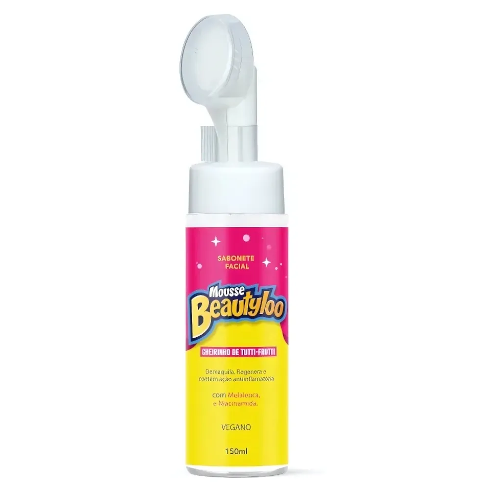 Mousse De Limpeza Face Beautiful Beautyloo Tutti-Frutti 150ml