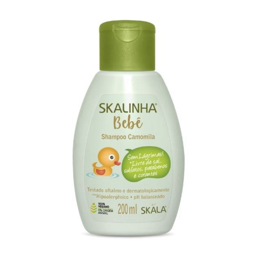 Shampoo Infantil Skalinha Bebê Camomila 200ml