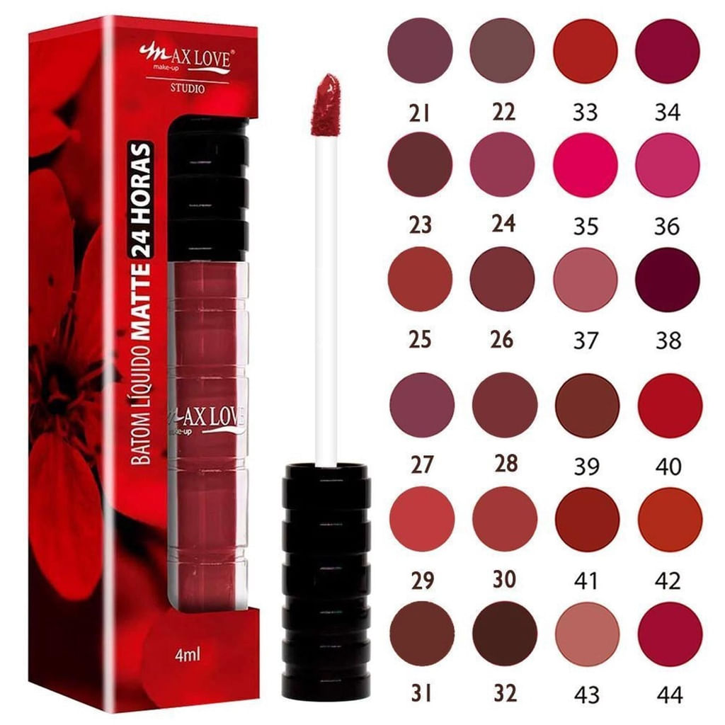 Batom Líquido 24 Horas Matte Max Love Cor: 31