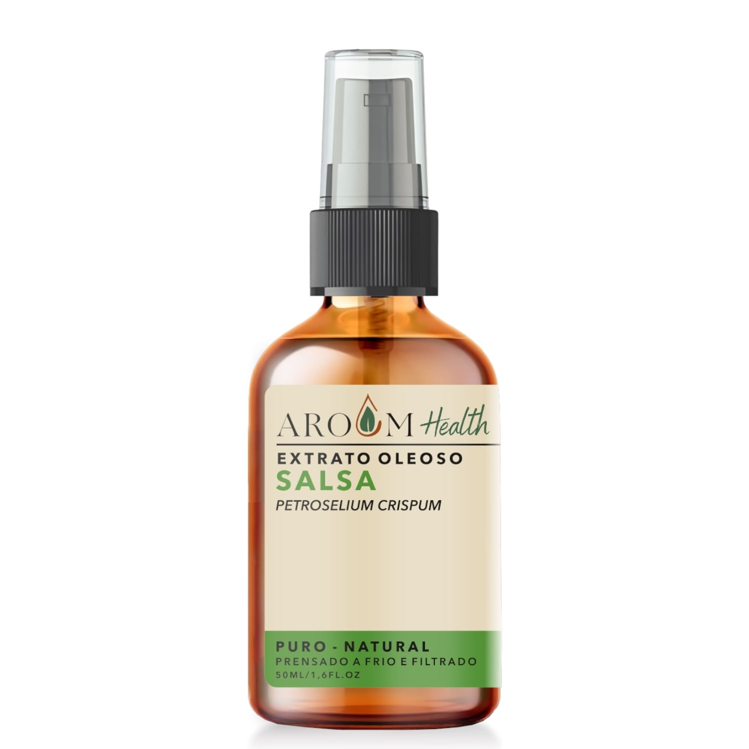 Óleo de Salsa 100% Puro Natural Cabelo e Pele Aroom Health  50 ml
