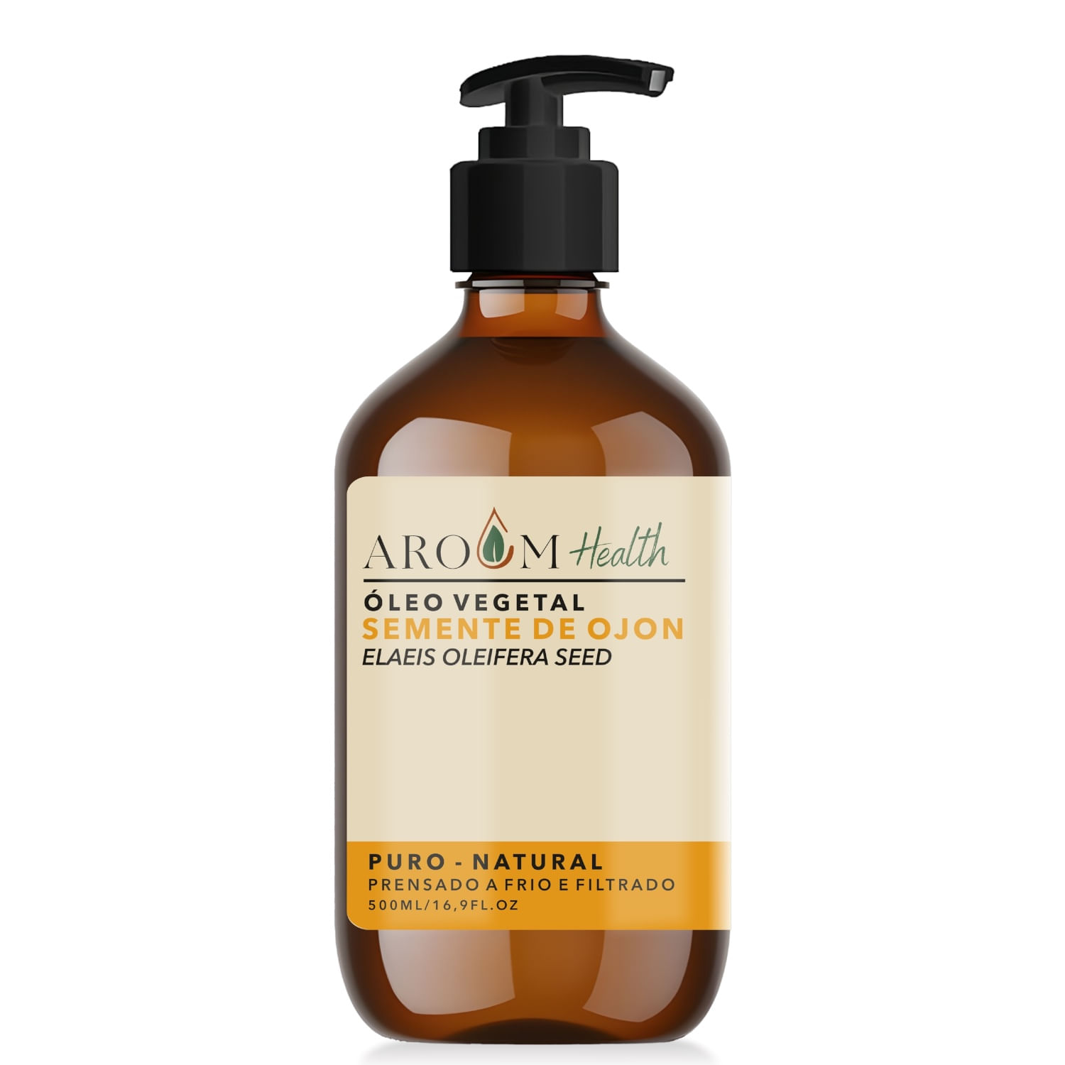 Óleo Vegetal de Semente de Ojon (Batana) 100% Puro Natural500 ml Aroom Health
