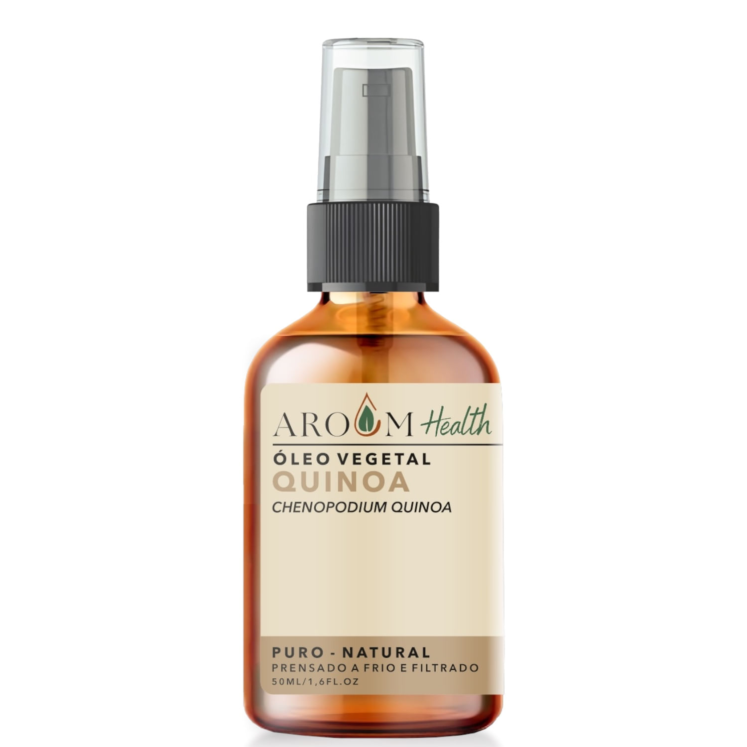 Óleo Vegetal de Quinoa 100% Puro Natural Cabelo e Pele  50 ML Aroom Health