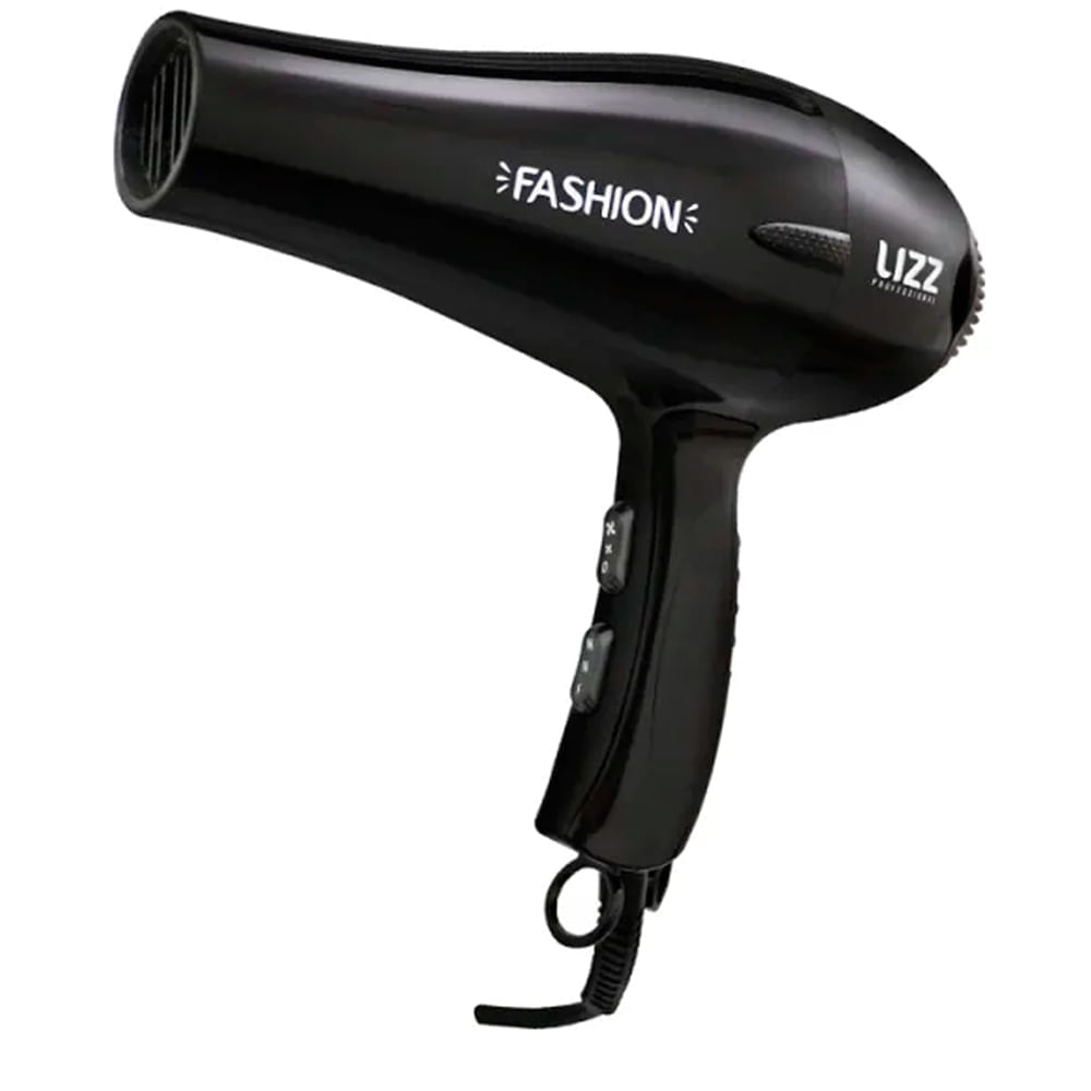 Secador De Cabelos Lizz Professional Fashion Preto 2200v