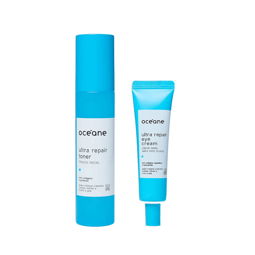Kit Tônico Facial + Creme Para Área Dos Olhos Ultra Repair