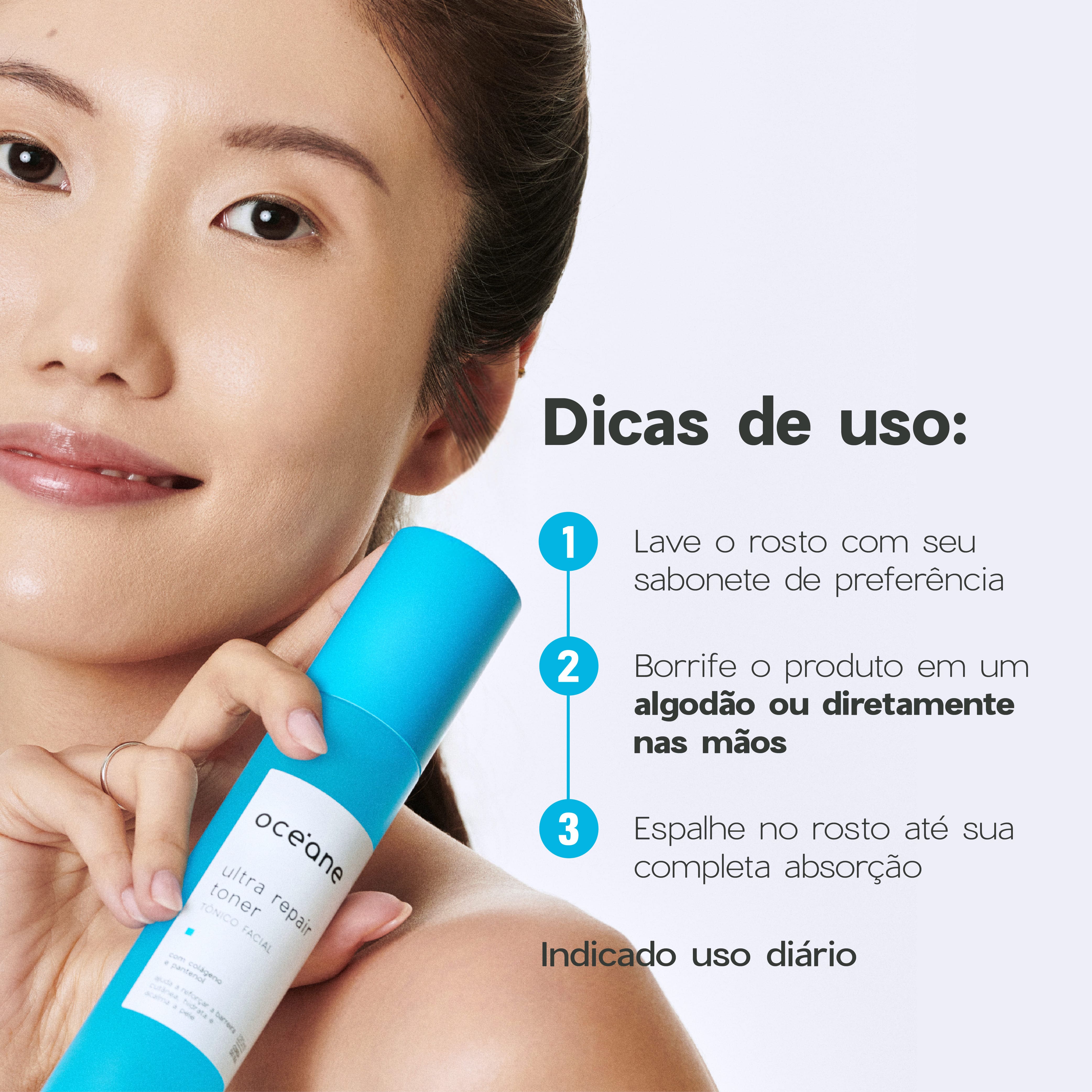 Kit Tônico Facial + Creme para Área Dos Olhos Ultra Repair
