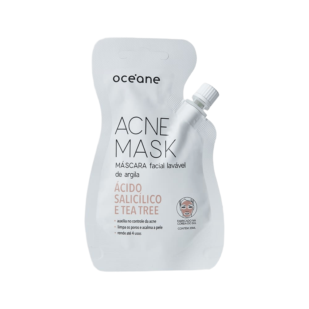Máscara Facial Antiacne com Ácido Salicílico Acne Mask 35ml