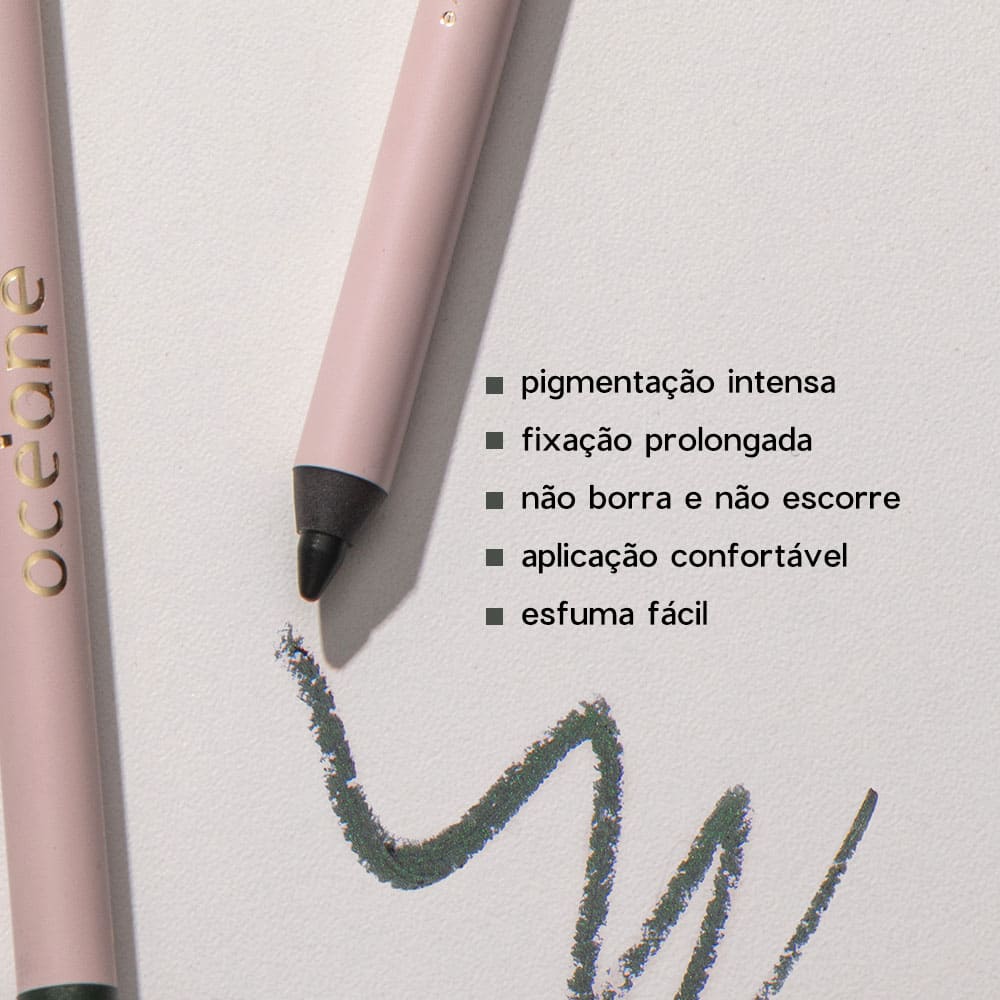 Lápis para Olhos Eyeliner Olive Océane Edition 1,2g Verde