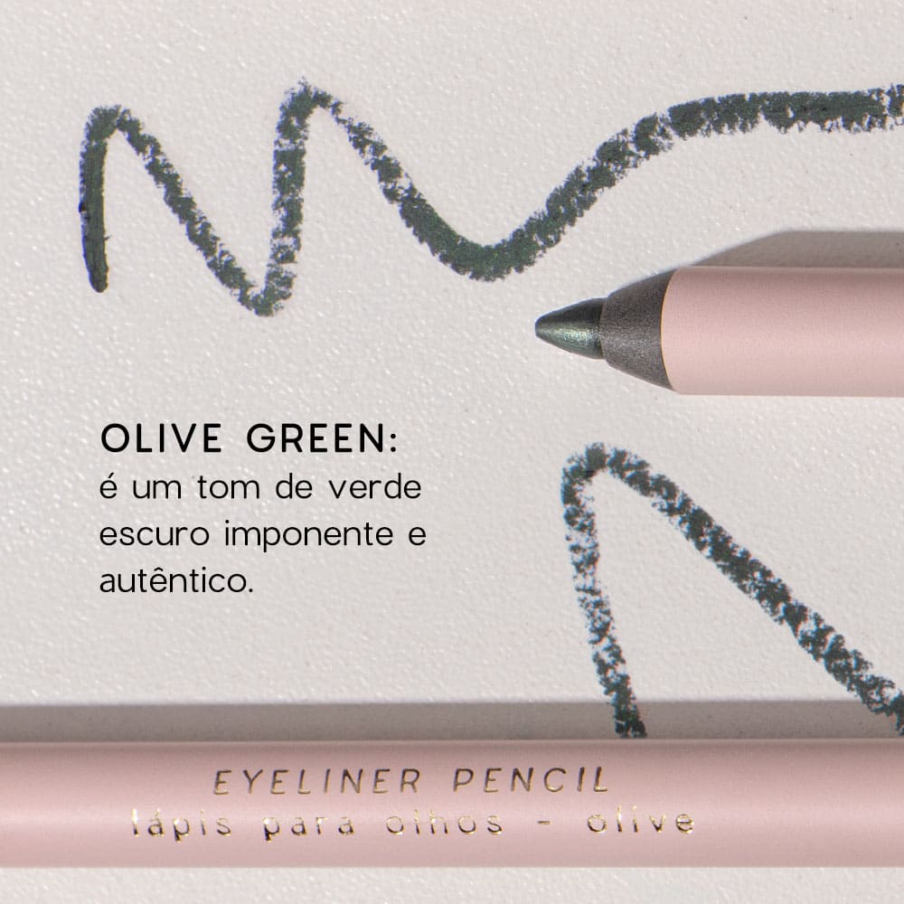 Lápis para Olhos Eyeliner Olive Océane Edition 1,2g Verde