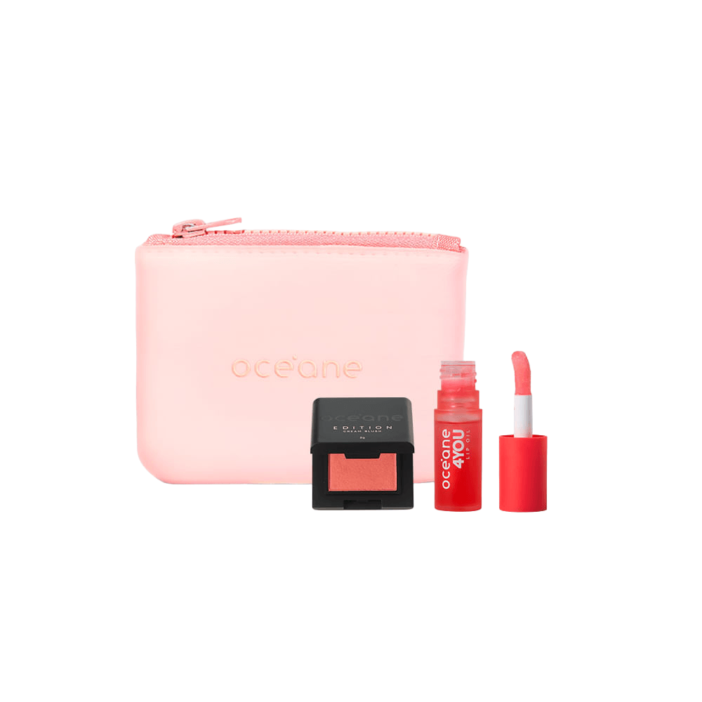 Kit Mini Lip Oil +  Mini Blush Cremoso + Mini Daily Makeup