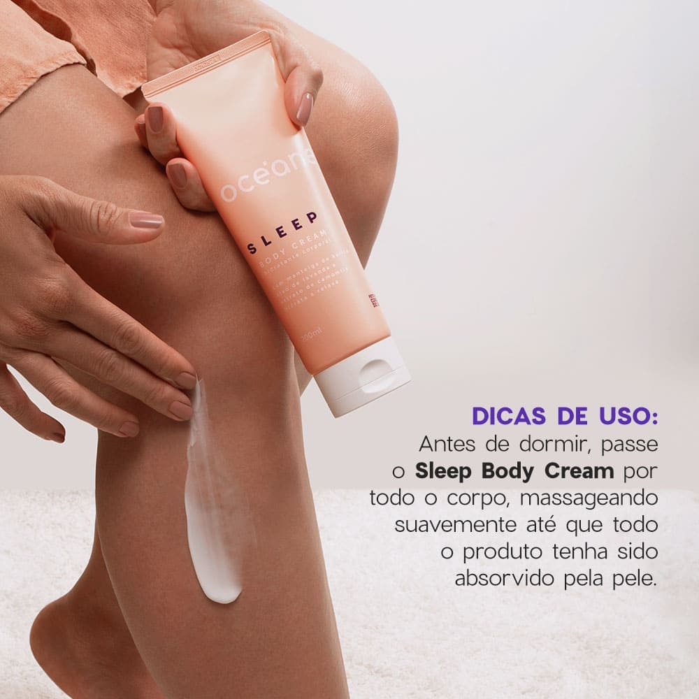 Kit Creme para As Mãos Sleep + Spray Relaxante para Travesseiro