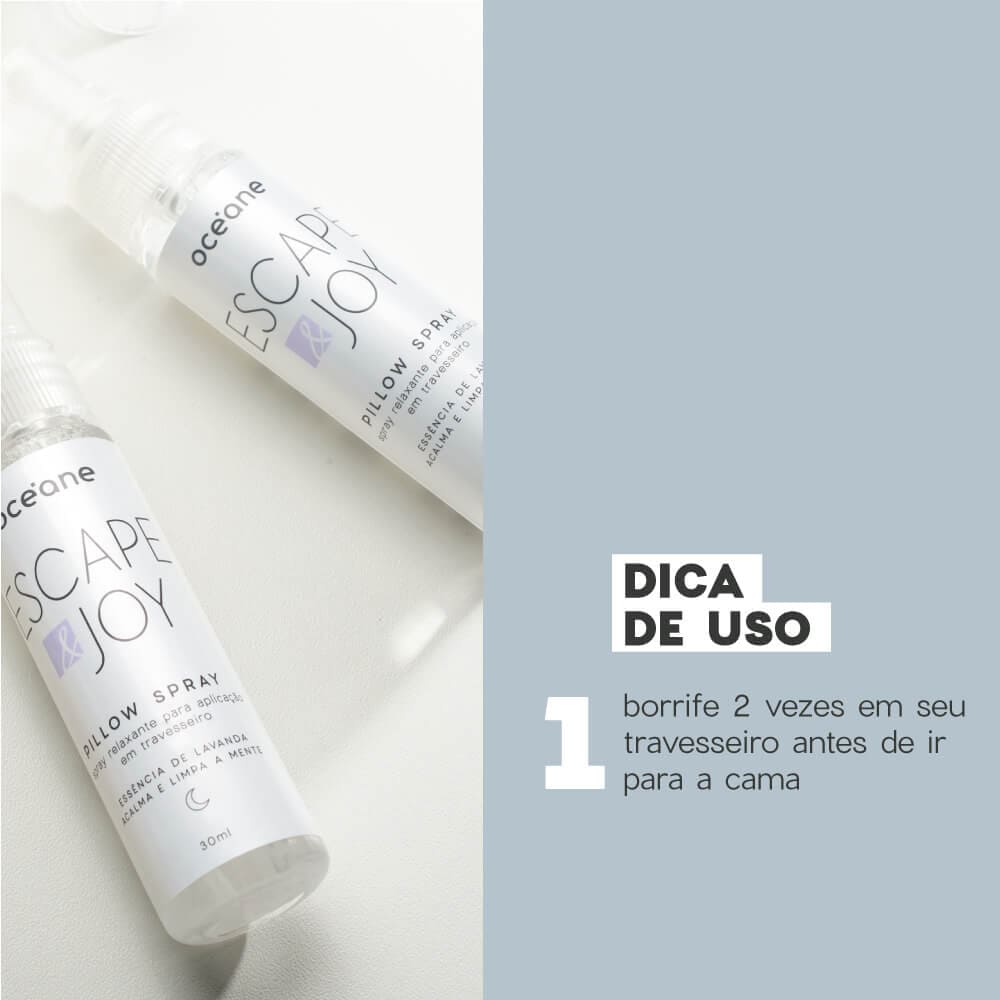 Kit Creme para As Mãos Sleep + Spray Relaxante para Travesseiro