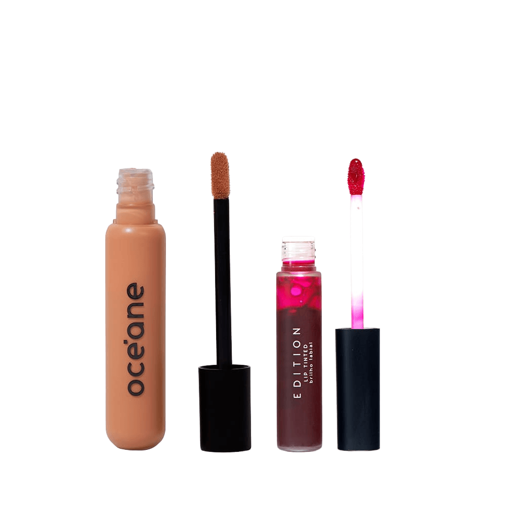 Kit Corretivo Líquido Medium Tan Lip Tint Océane Edition