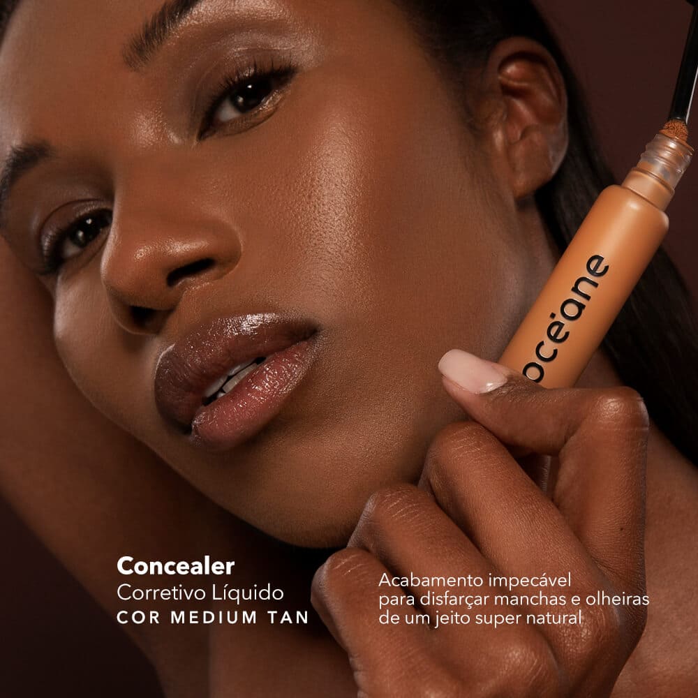 Kit Corretivo Líquido Medium Tan Lip Tint Océane Edition