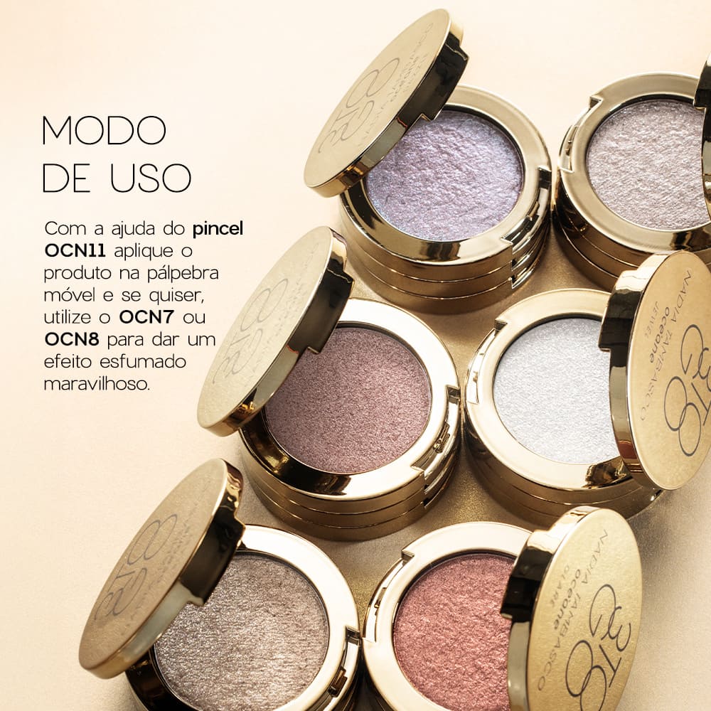 Trio de Sombras Nádia Tambasco By Océane To Go Palette Jewel 7,8g