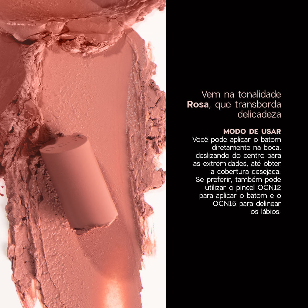 Kit Paleta de Sombras Unique + Batom Rosa Océane Edition