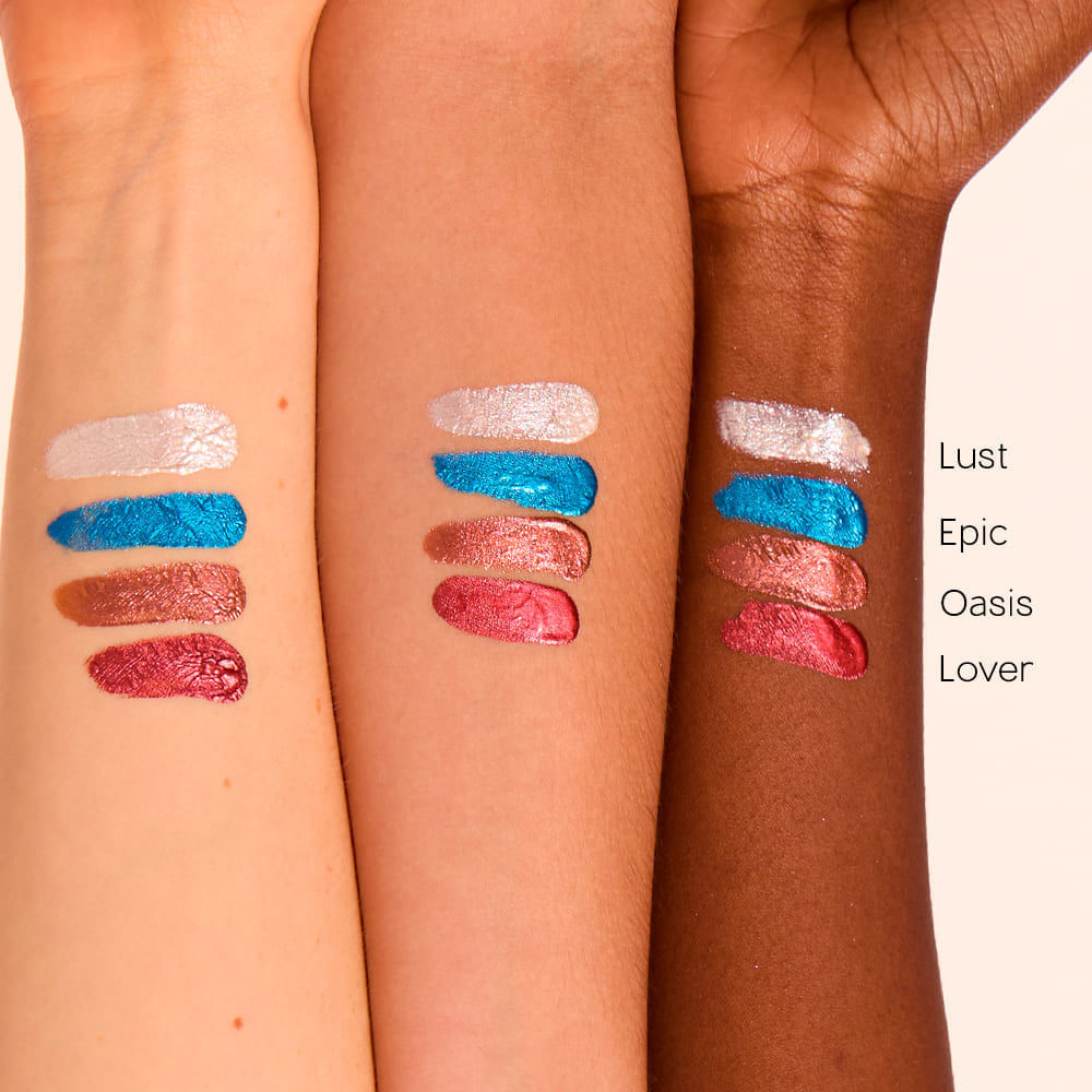 Sombra Líquida Vermelha Liquid Eyeshadow Lover 4you 2g