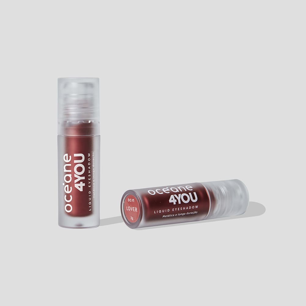 Sombra Líquida Vermelha Liquid Eyeshadow Lover 4you 2g