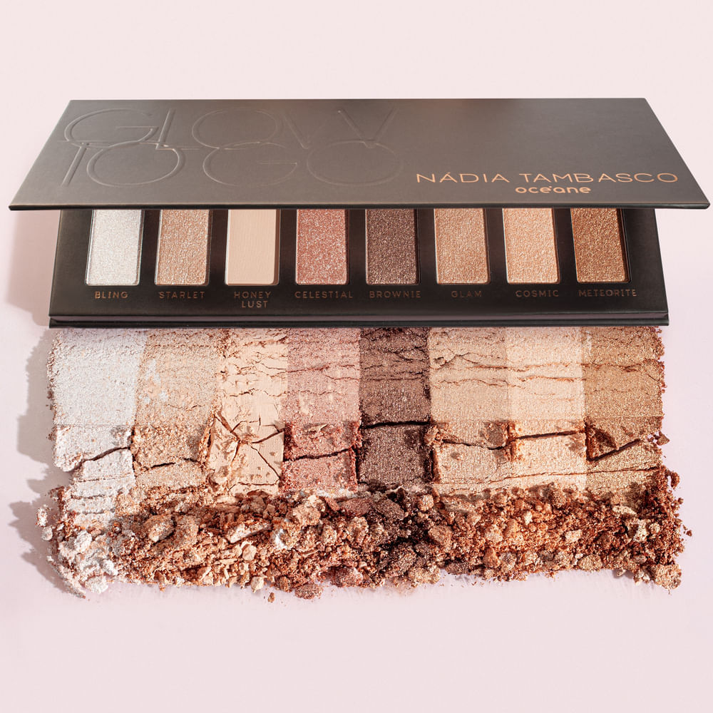 Paleta de Sombras + Esponja de Maquiagem Flat Drop Edition
