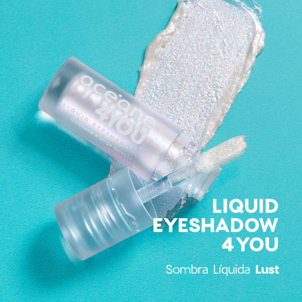 Sombra Líquida Liquid Eyeshadow Lust 4you 2g Branca