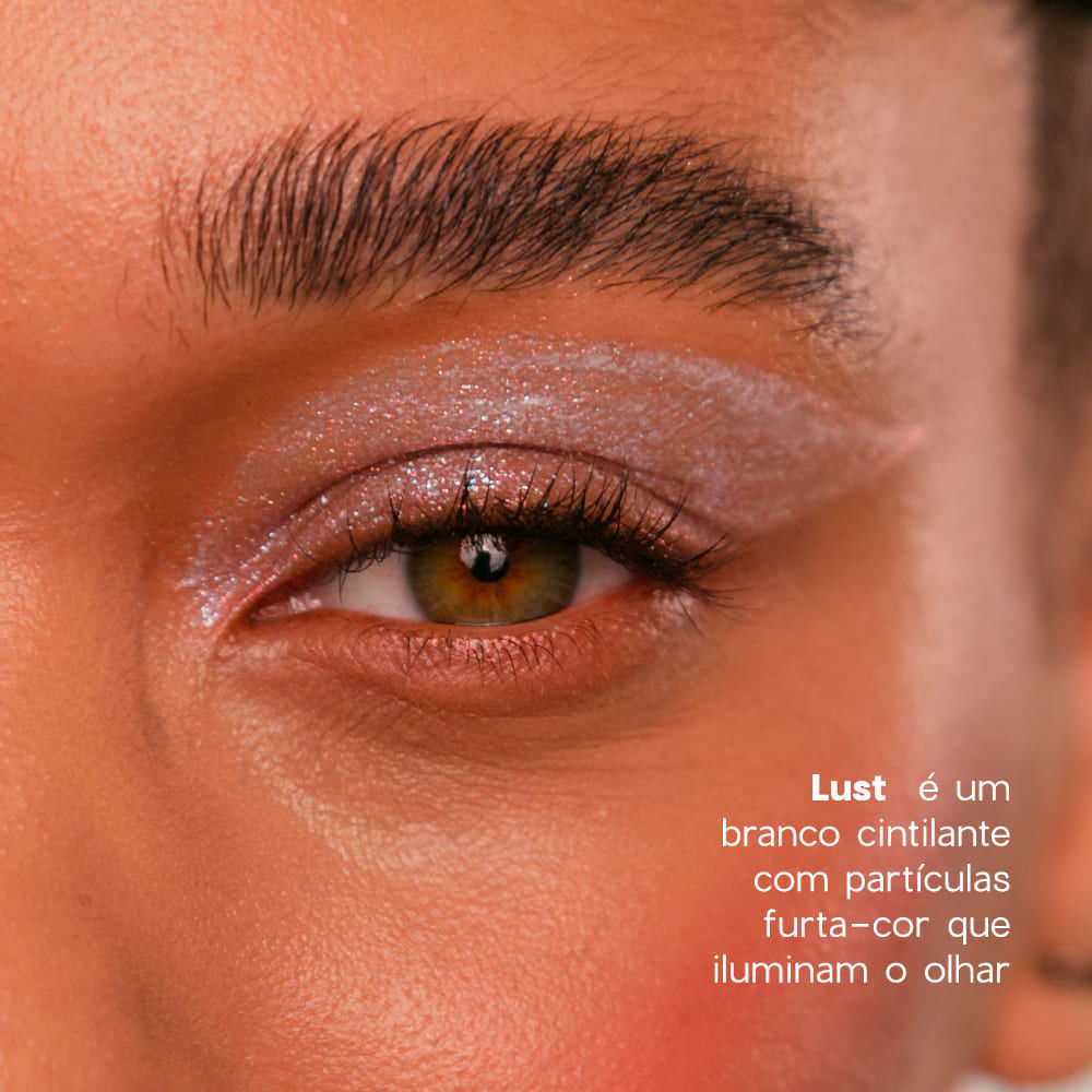 Sombra Líquida Liquid Eyeshadow Lust 4you 2g Branca