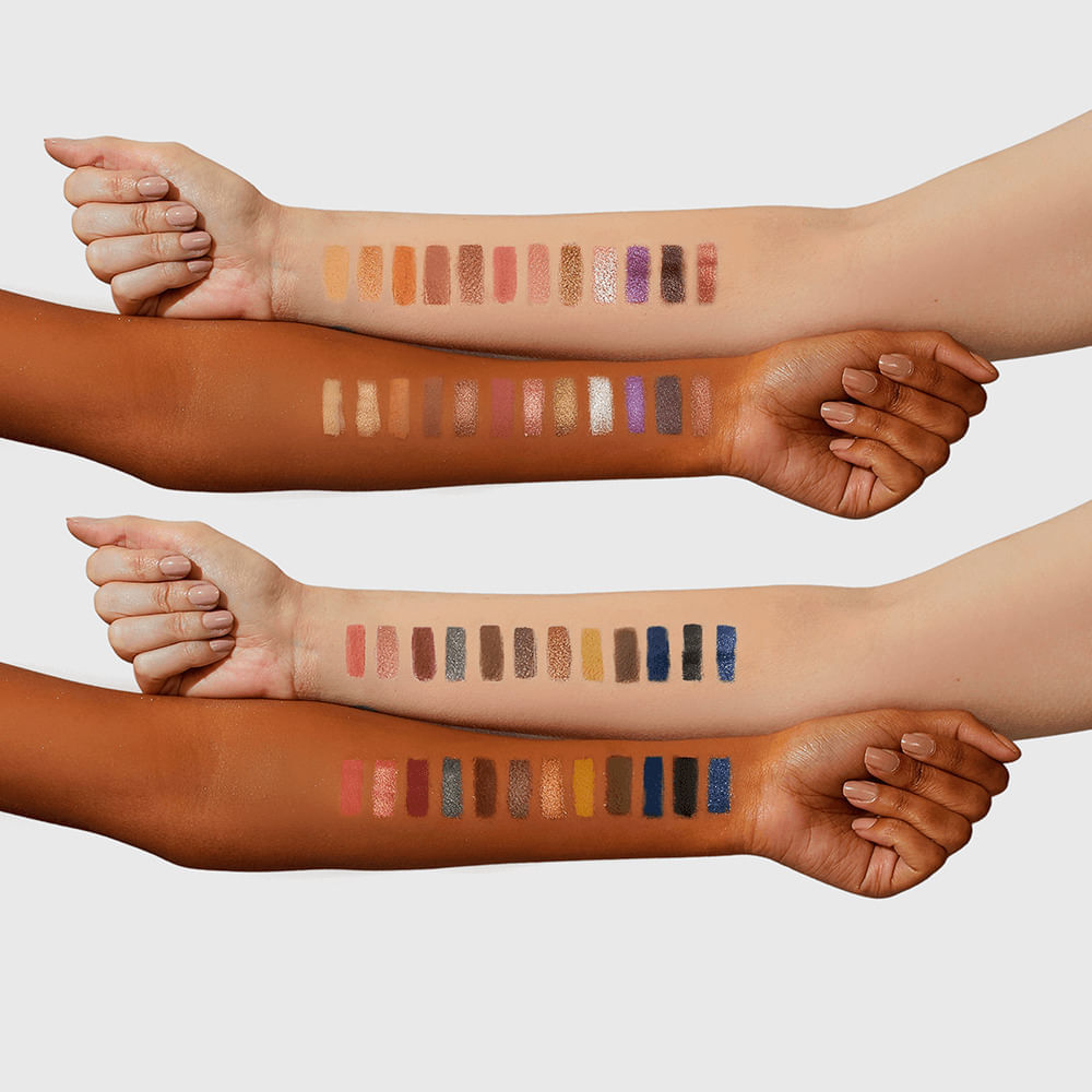 Kit Paleta de Sombras 24 Cores + Esponja de Maquiagem Flat Drop Edition