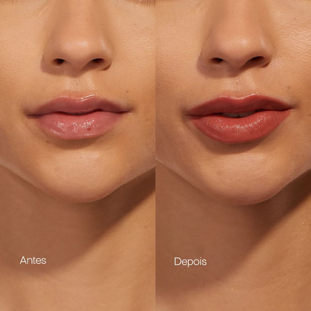 Kit Trio de Sombras 3 To Go Pallete Glare + Batom Nude Cremoso