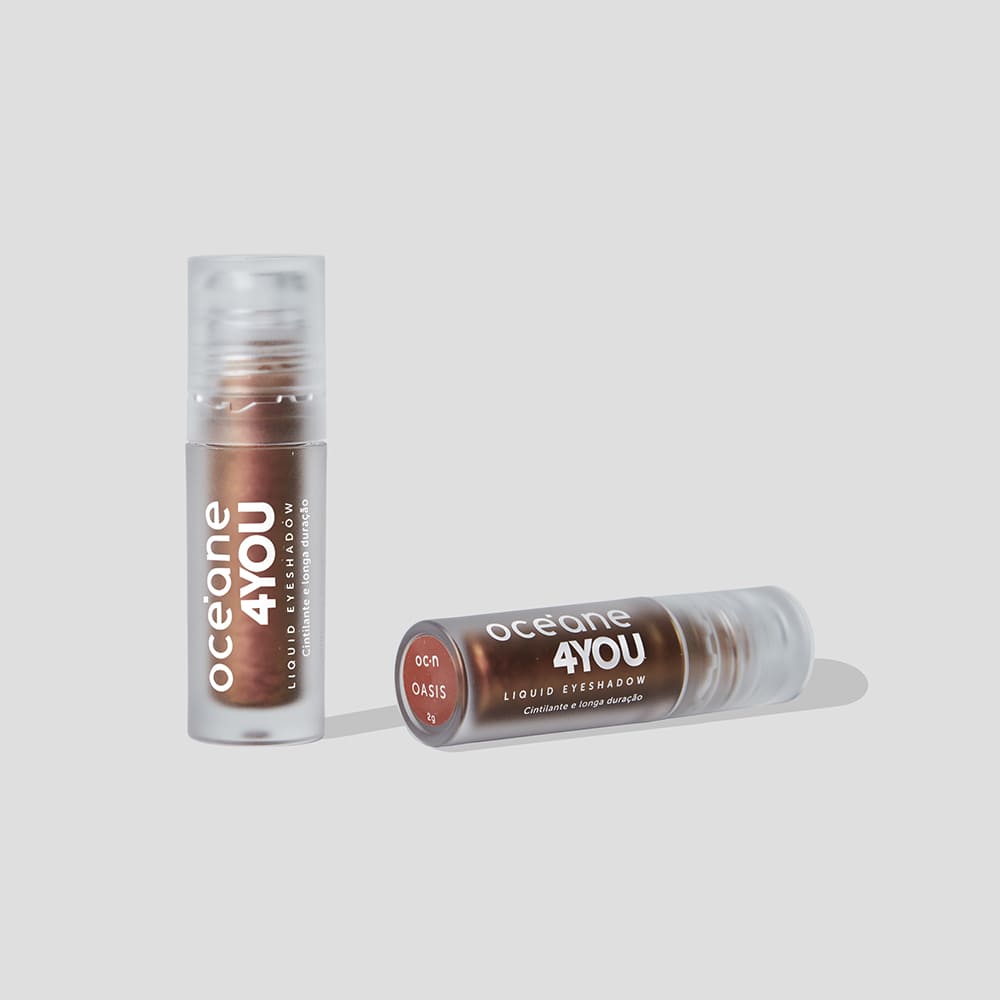 Sombra Líquida Cobre Liquid Eyeshadow Oasis 4you 2g