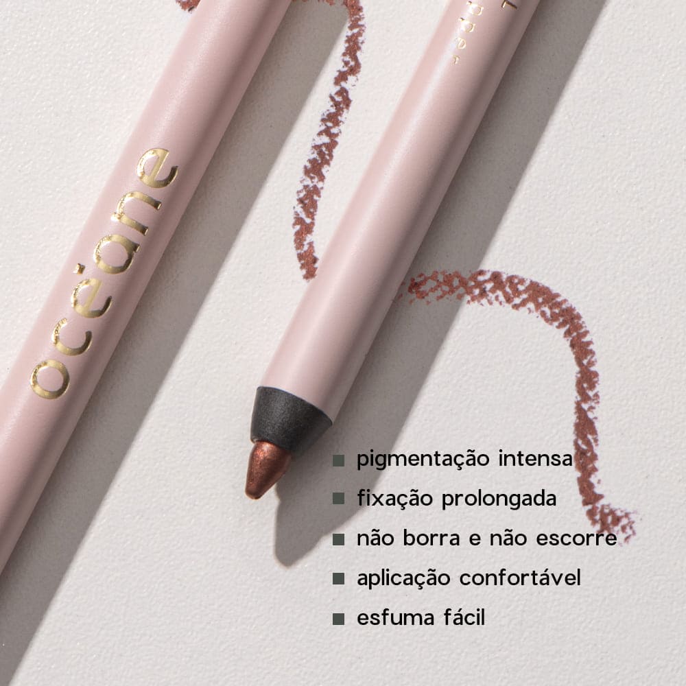 Kit Lápis para Olhos Cobre + Sombra Liquida Oasis