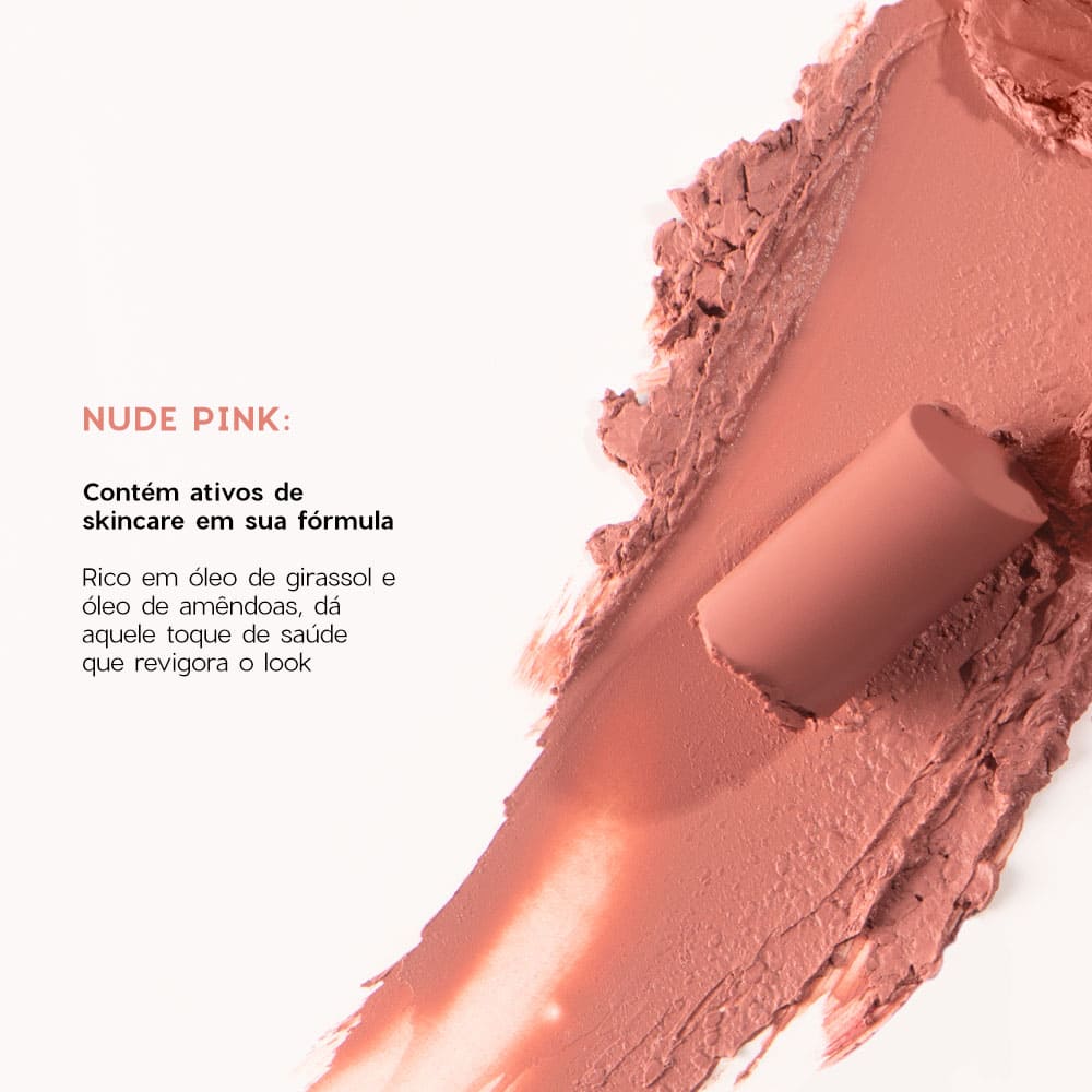 Kit Trio de Sombras 3 To Go Pallete Fade + Mini Batom Nude Pink