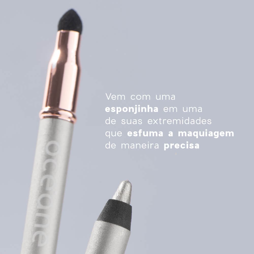Kit Lápis para Olhos Prata + Sombra Liquida Epic 4you (2 Produtos)