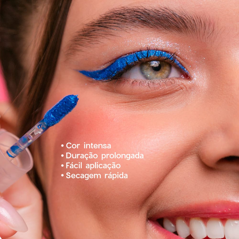Kit Lápis para Olhos Prata + Sombra Liquida Epic 4you (2 Produtos)