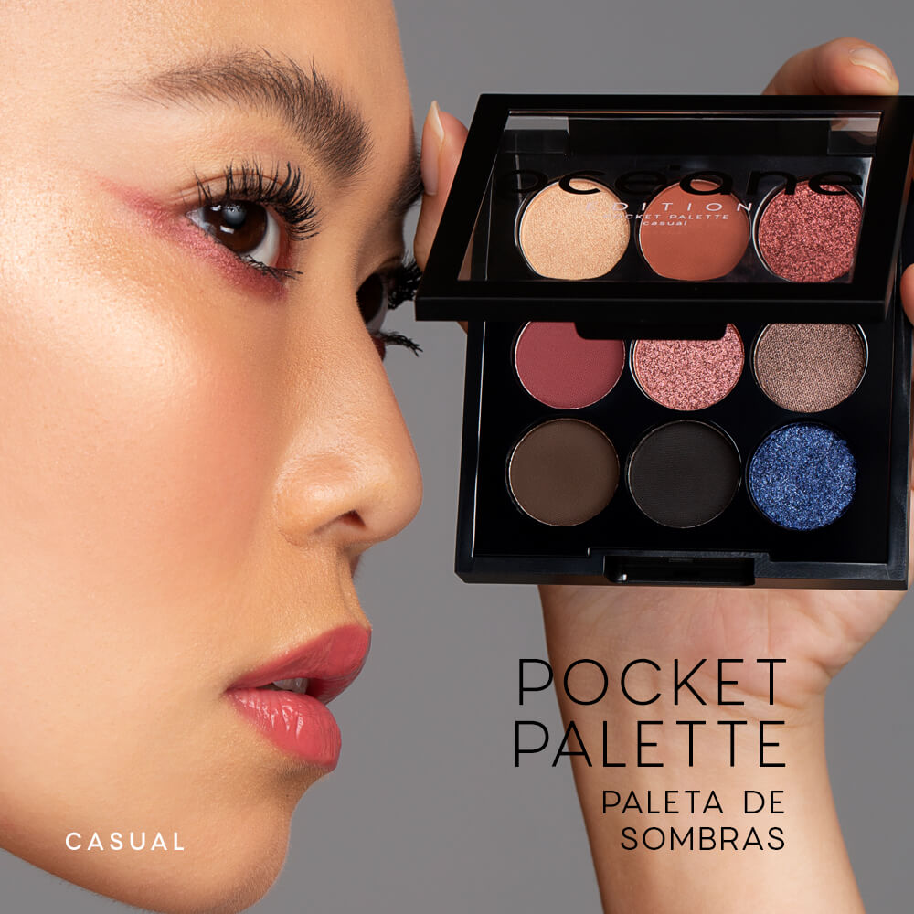 Kit Paleta de Sombras + Blush em Bastão + Lip Oil Cocoa Océane Edition
