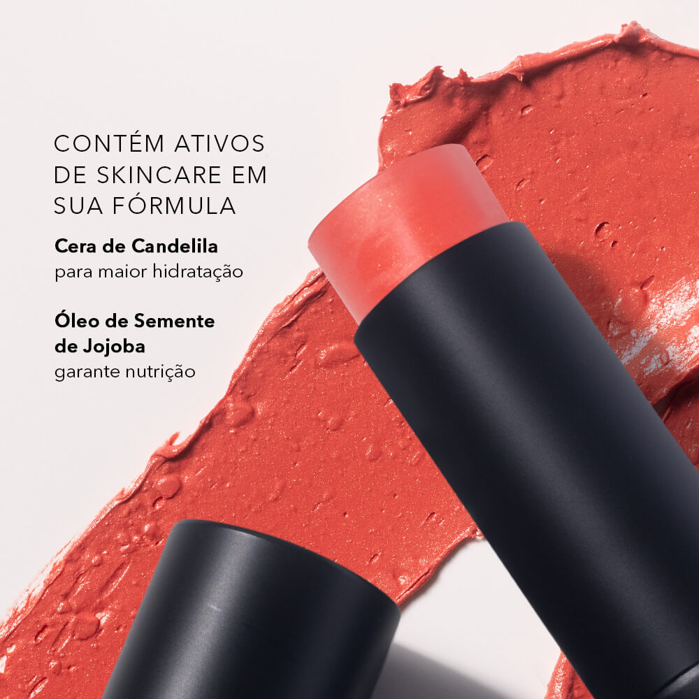 Kit Paleta de Sombras + Blush em Bastão + Lip Oil Cocoa Océane Edition