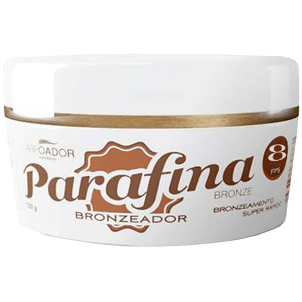 Parafina Bronze Arpoador FPS 8 Bronzeador Solar Pote 120g