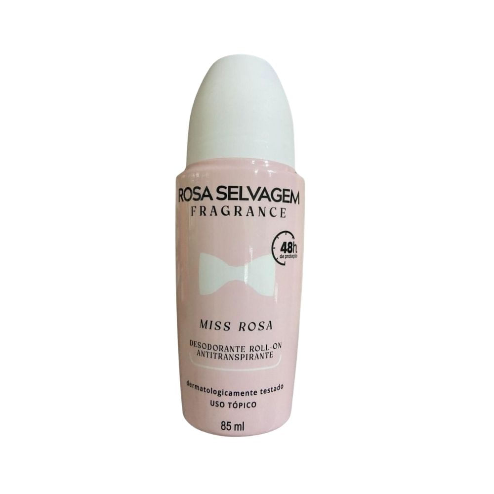 Desodorante Antitranspirante Roll-on Miss 85ml Rosa Selvagem
