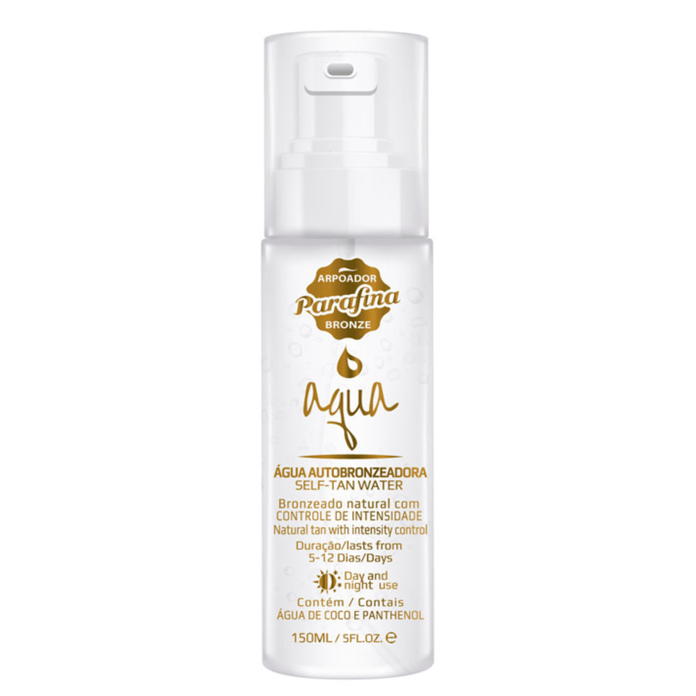 Água Autobronzeadora Linha Aqua Parafina Bronze 150ml