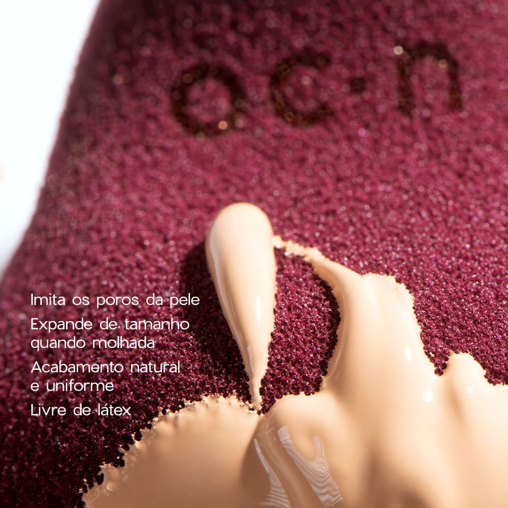 Kit Esponjas de Maquiagem + My Blend Vinho Océane Edition 2 Unidades