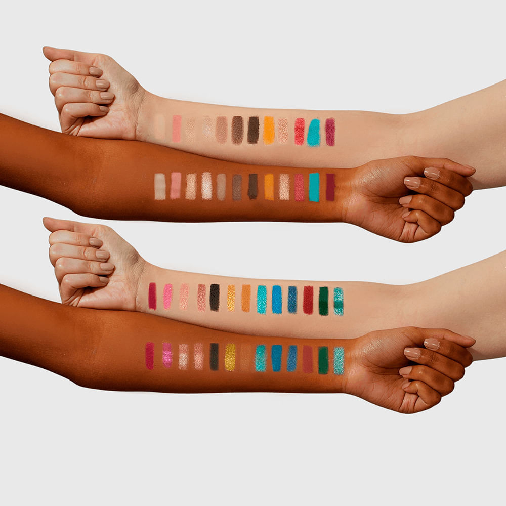 Kit Paleta de Sombras 24.1 Cores + Esponja de Maquiagem Flat Drop Edition