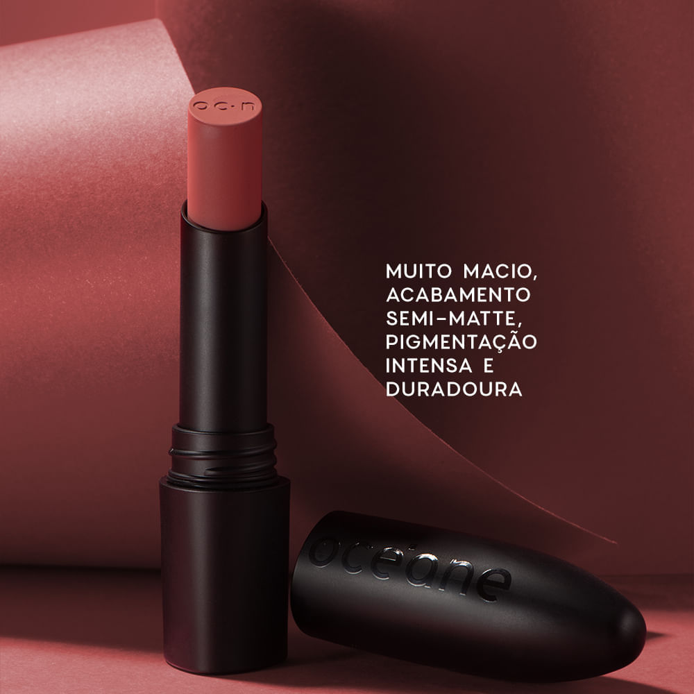 Kit Lápis de Olhos + Blush + Paleta de Sombras + Máscara de Cílios Batom Nude Océane
